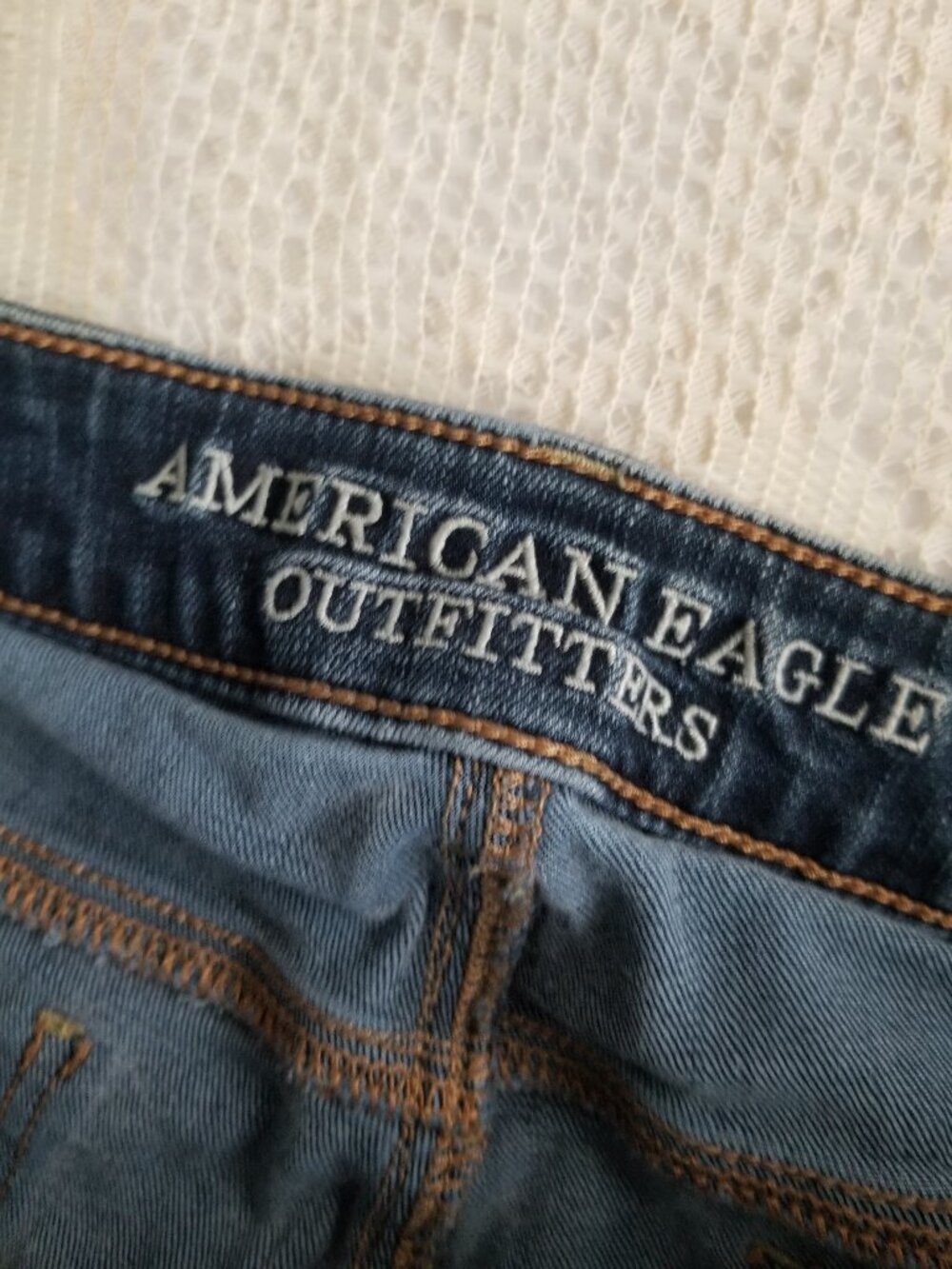 American Eagle Outfitters Skinny Stretch Jeans 14 Short - Picture 5 of 8